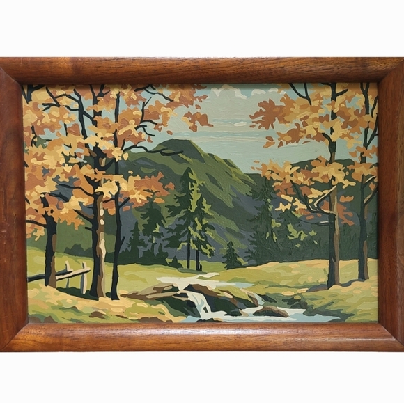 VINTAGE 🍁Fall🍁 Paint-by-number - Picture 1 of 7